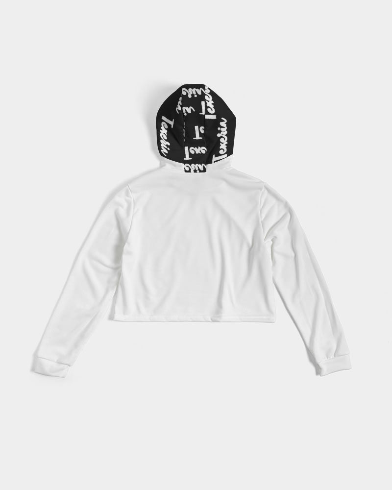 Texeria Monogram Women's Cropped Hoodie