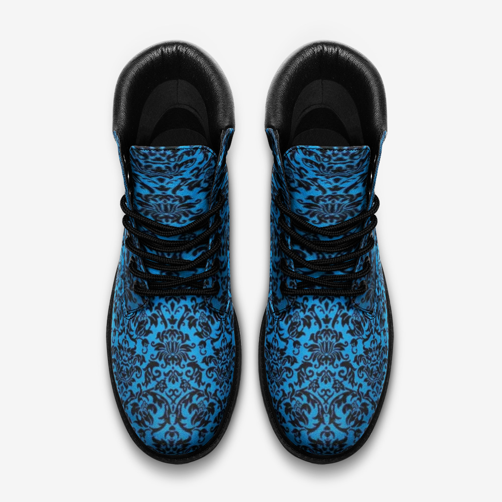 Chandelier Blue Casual Leather Lightweight boots