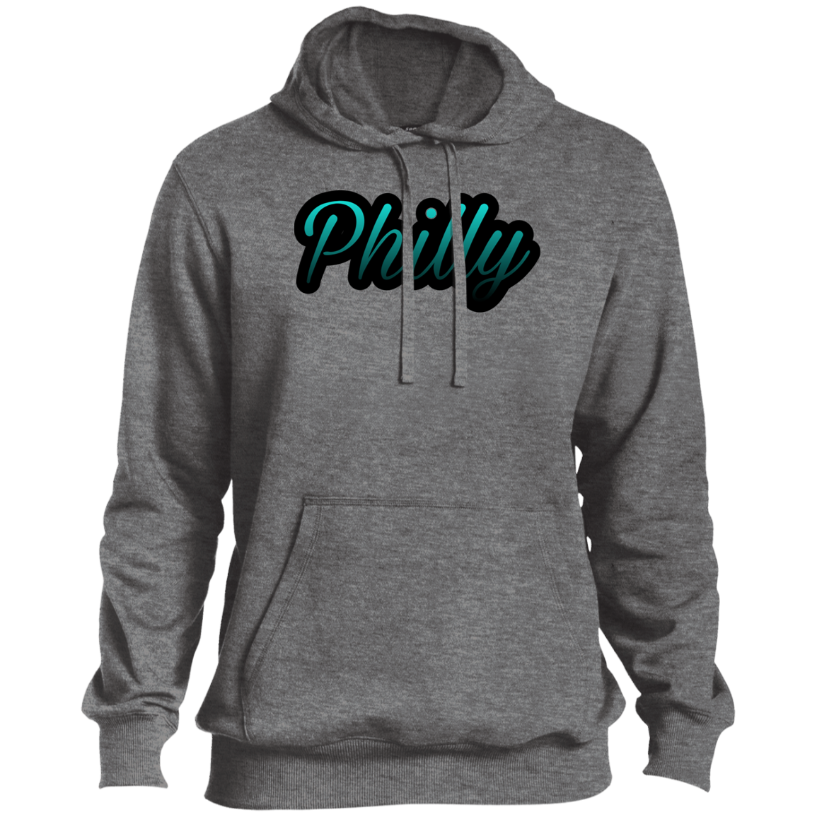 Teal Men's Pullover Hoodie