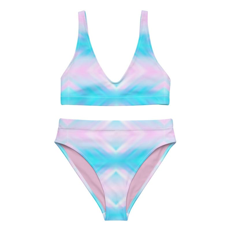 Cotton Candy K2 high-waisted bikini