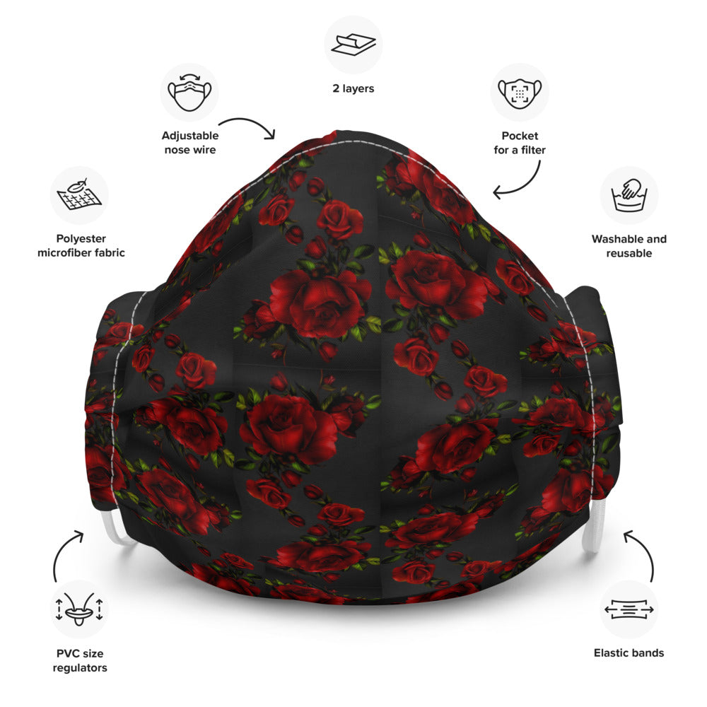 Red Roses mask