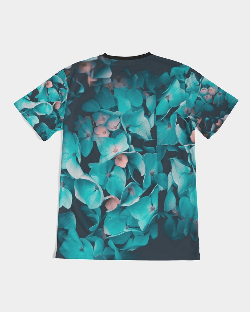 Teal Floral Men's Tee