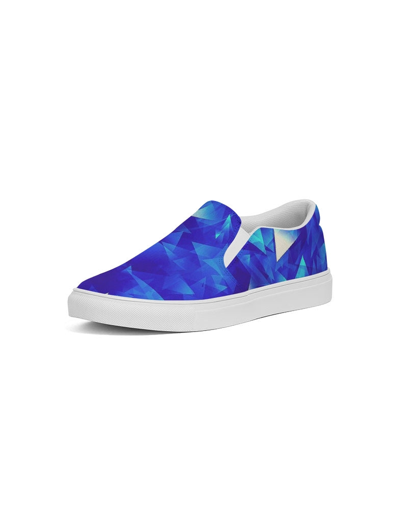 Crystal Blue Men's Slip-On Canvas Shoe