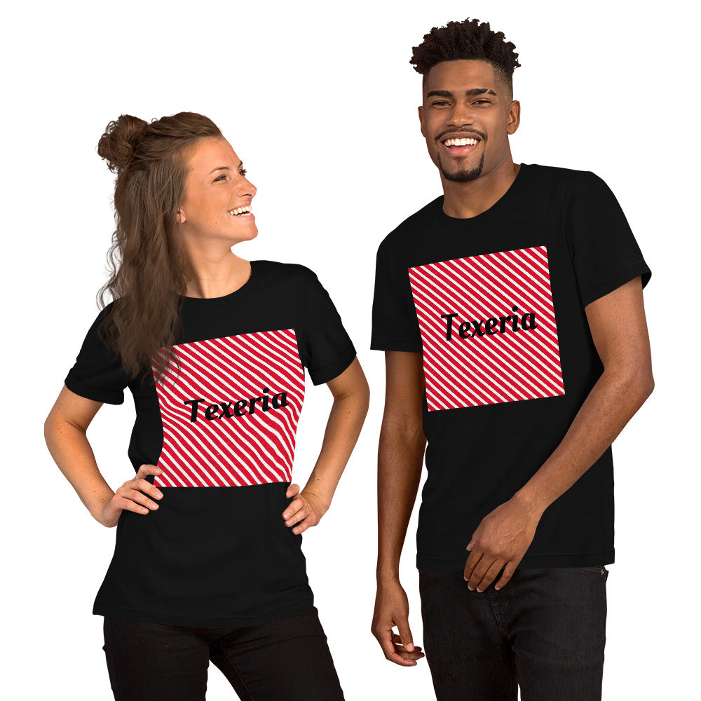 Red Stripes Plus Size Unisex T-Shirt