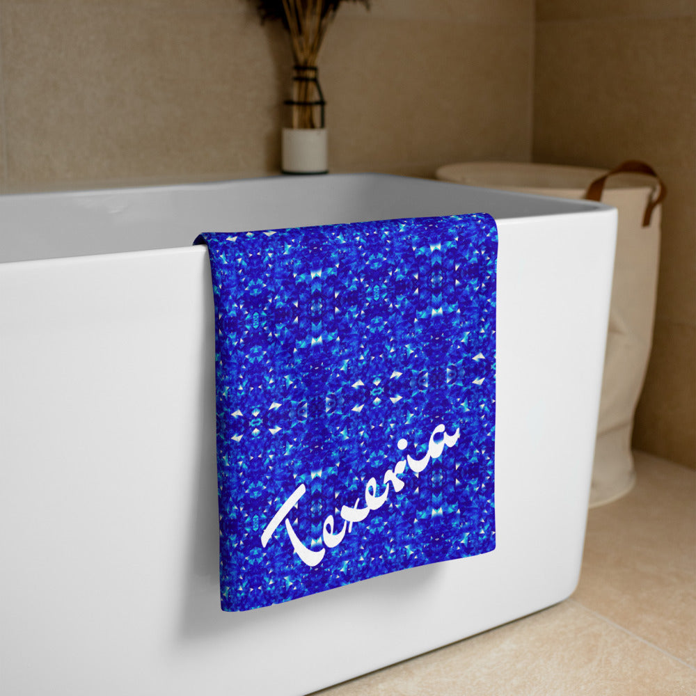Crystal Blue Beach Towel