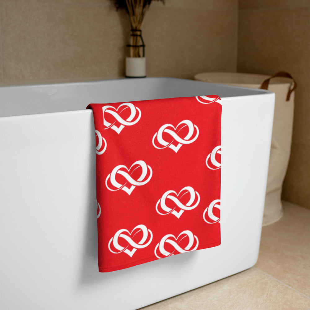 Poly Love Beach Towel