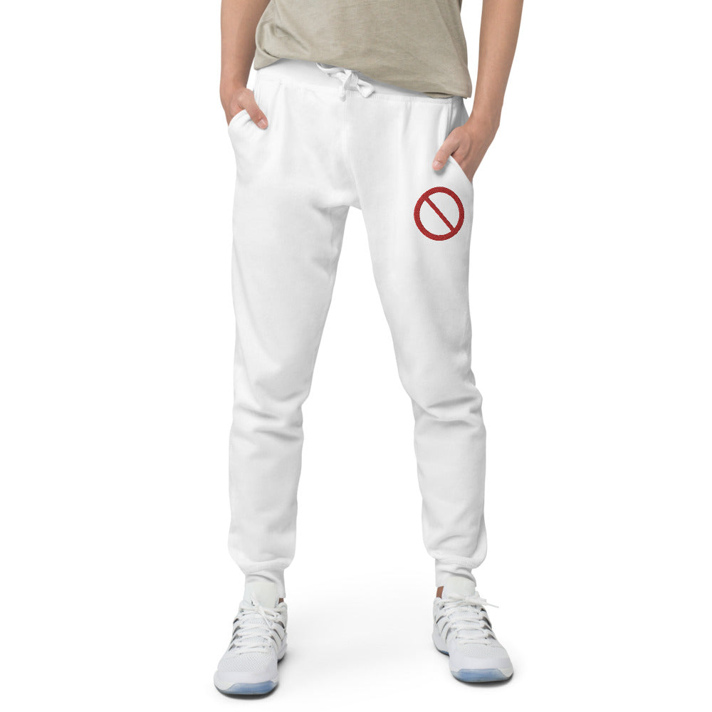No Unisex fleece sweatpants