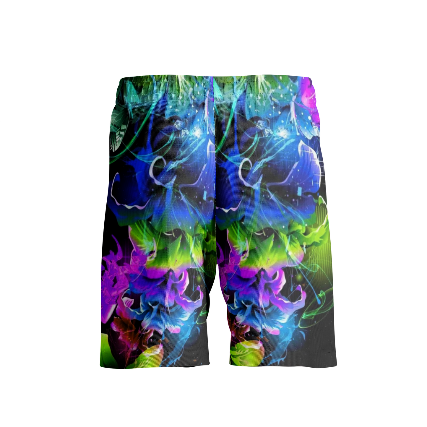 Neon Floral Beach Shorts