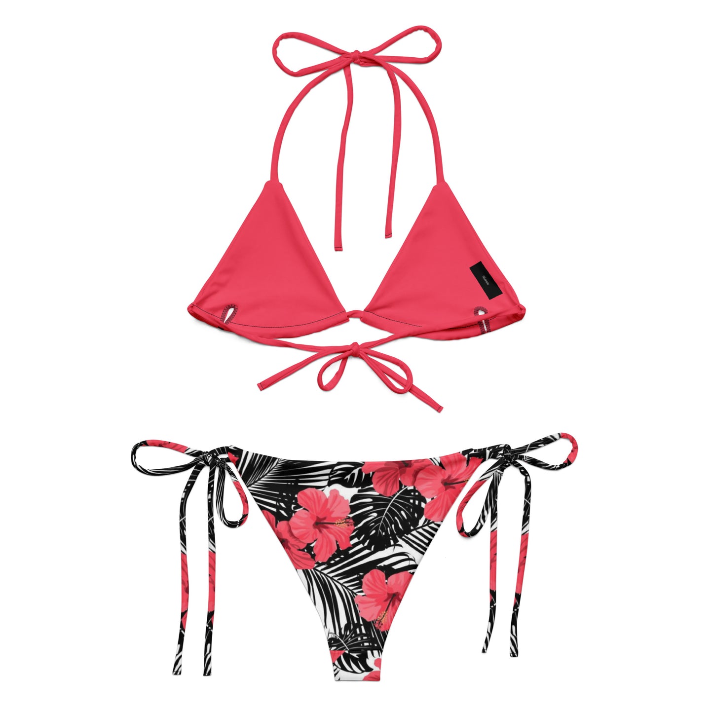 Hibiscus string bikini