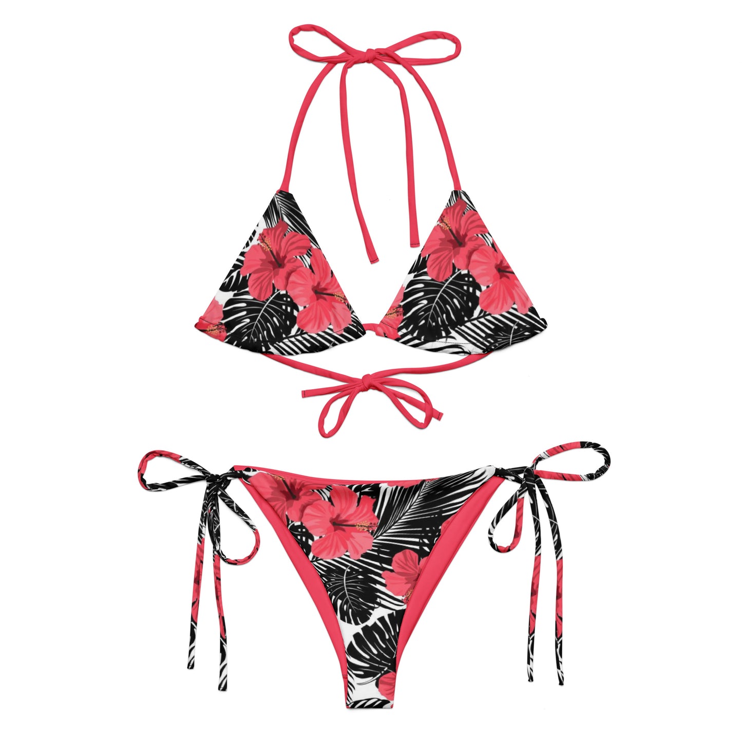 Hibiscus string bikini