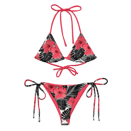 Hibiscus string bikini