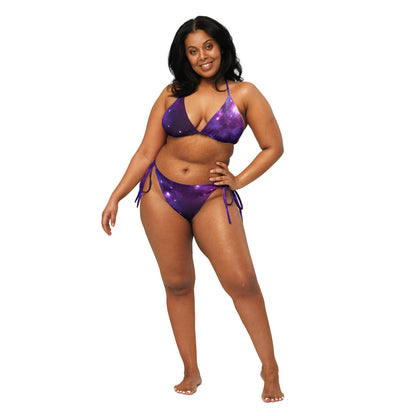 Purple Nights string bikini