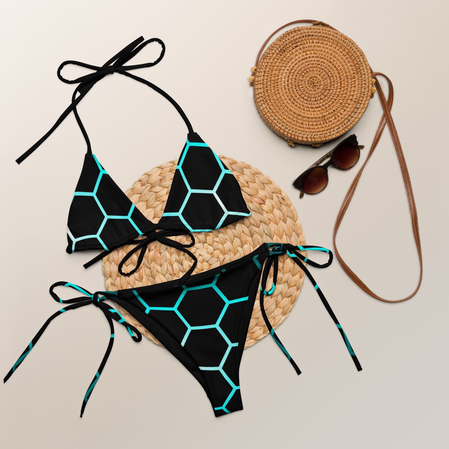 Honeycomb string bikini