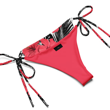 Hibiscus string bikini