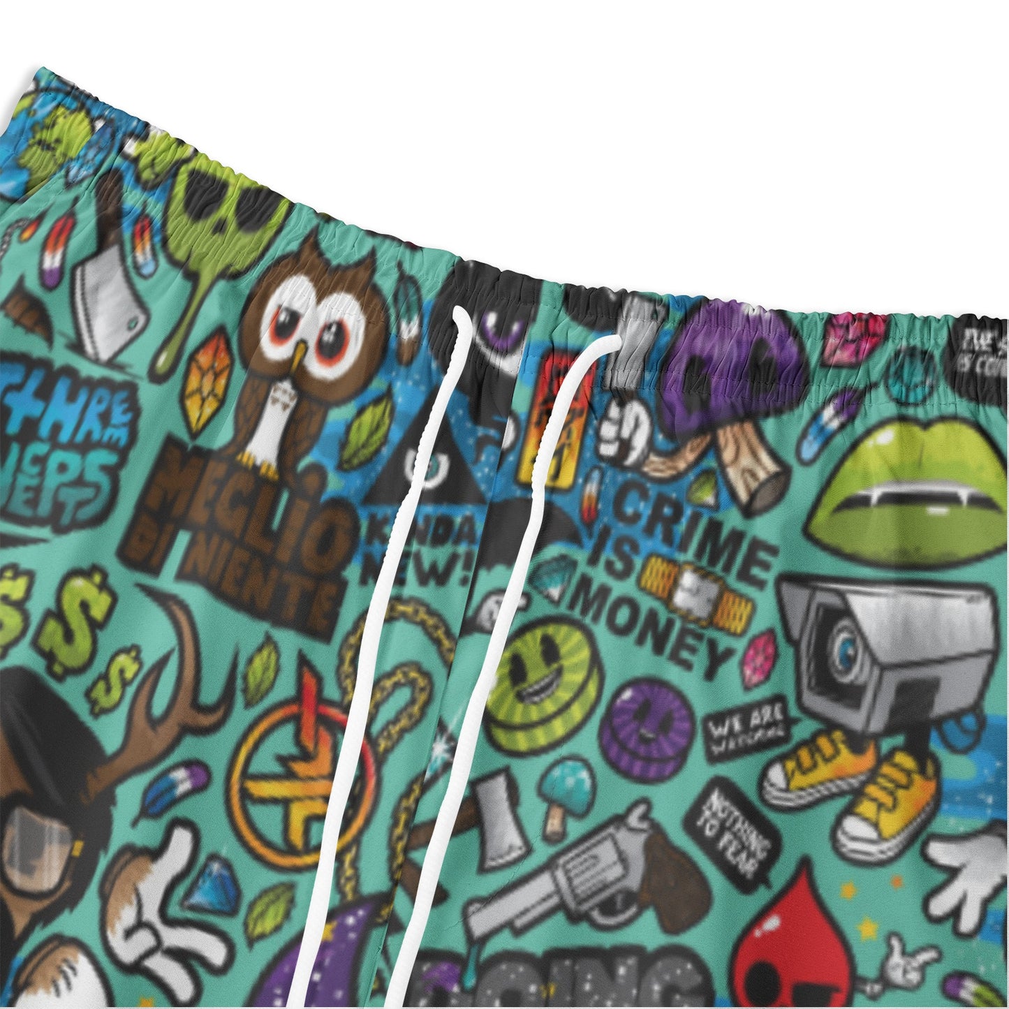 Cartoon Massacre Swim Shorts