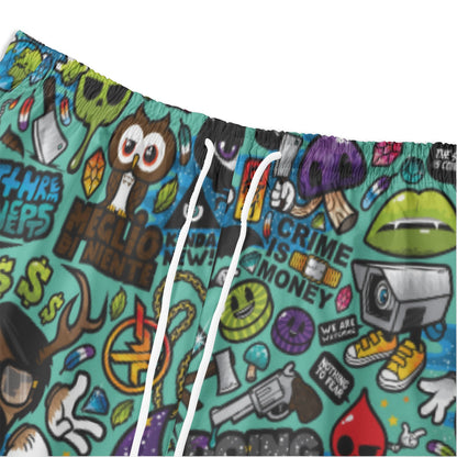 Cartoon Massacre Swim Shorts