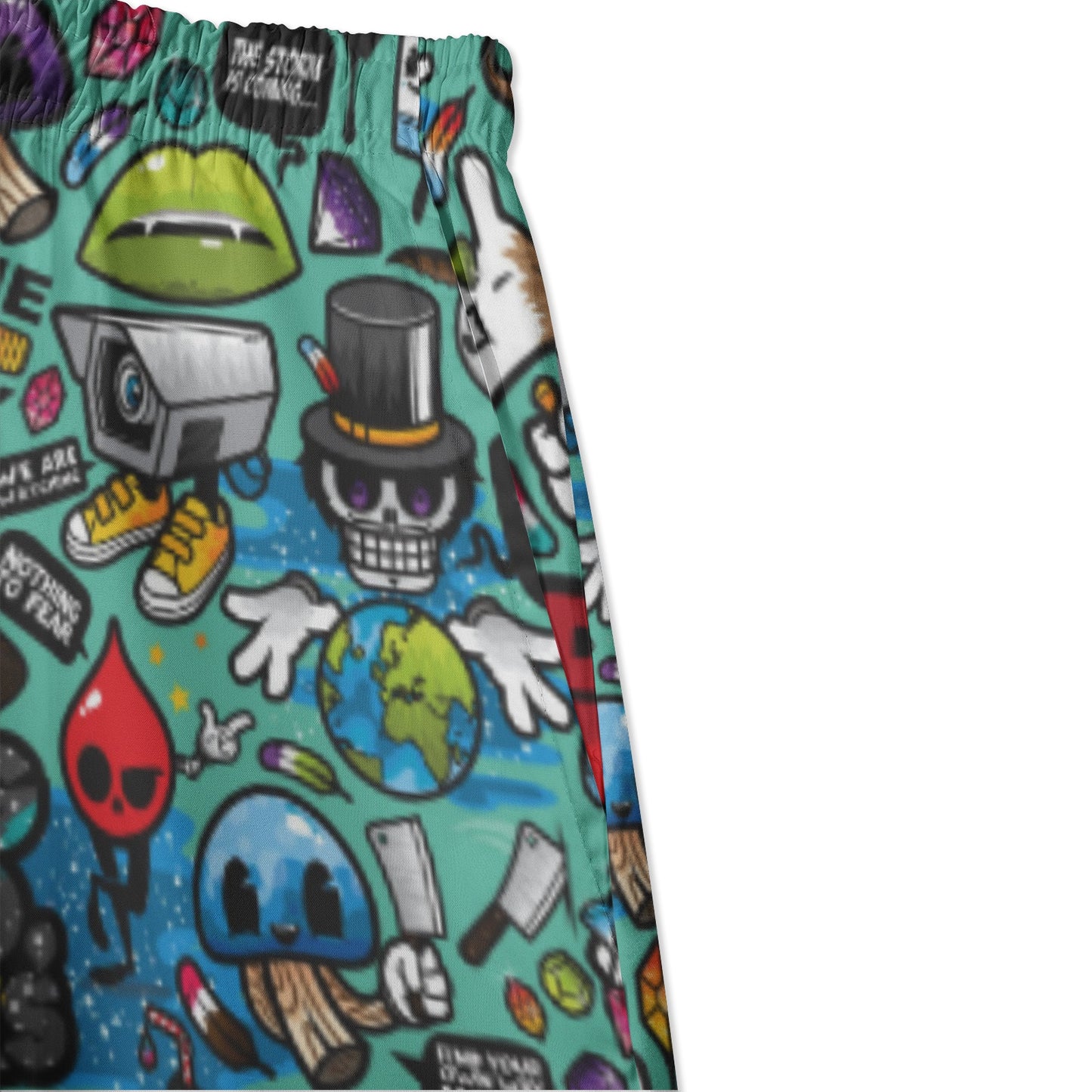 Cartoon Massacre Swim Shorts