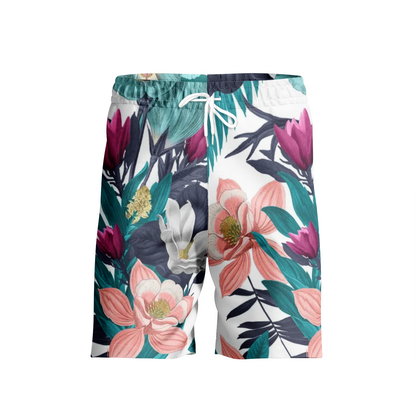 Warm Floral Beach Shorts