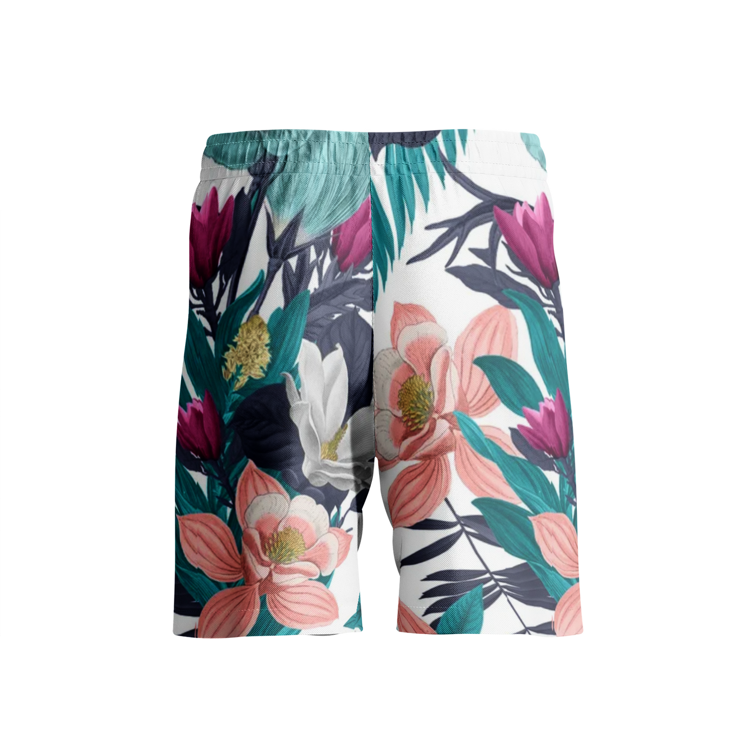Warm Floral Beach Shorts