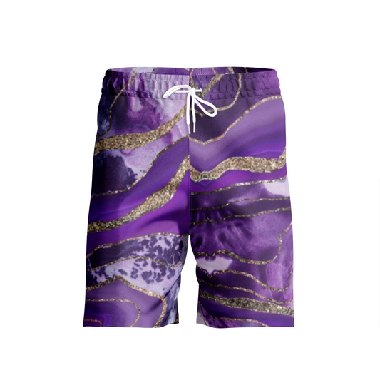 Purple Orchid Beach Shorts