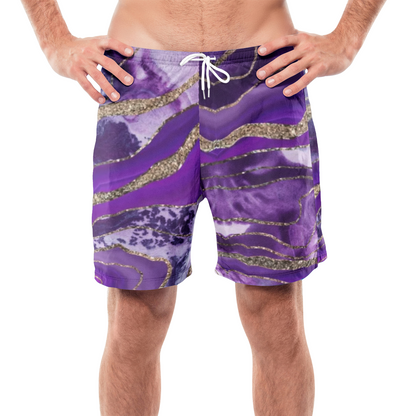 Purple Orchid Beach Shorts