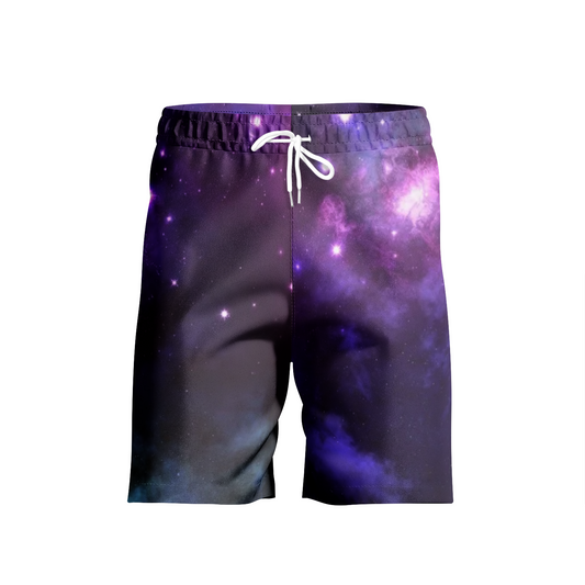 Purple Nights Beach Shorts