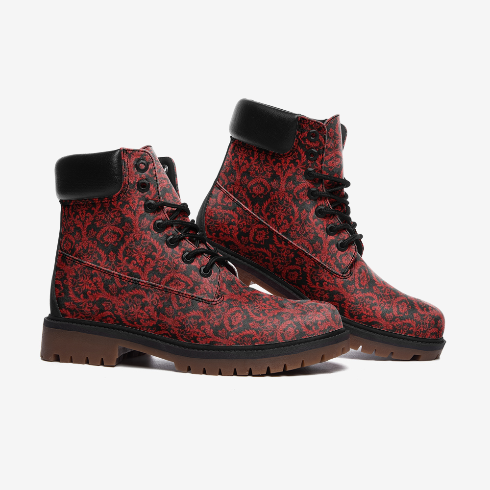 Chandelier Red Casual Leather Lightweight boots