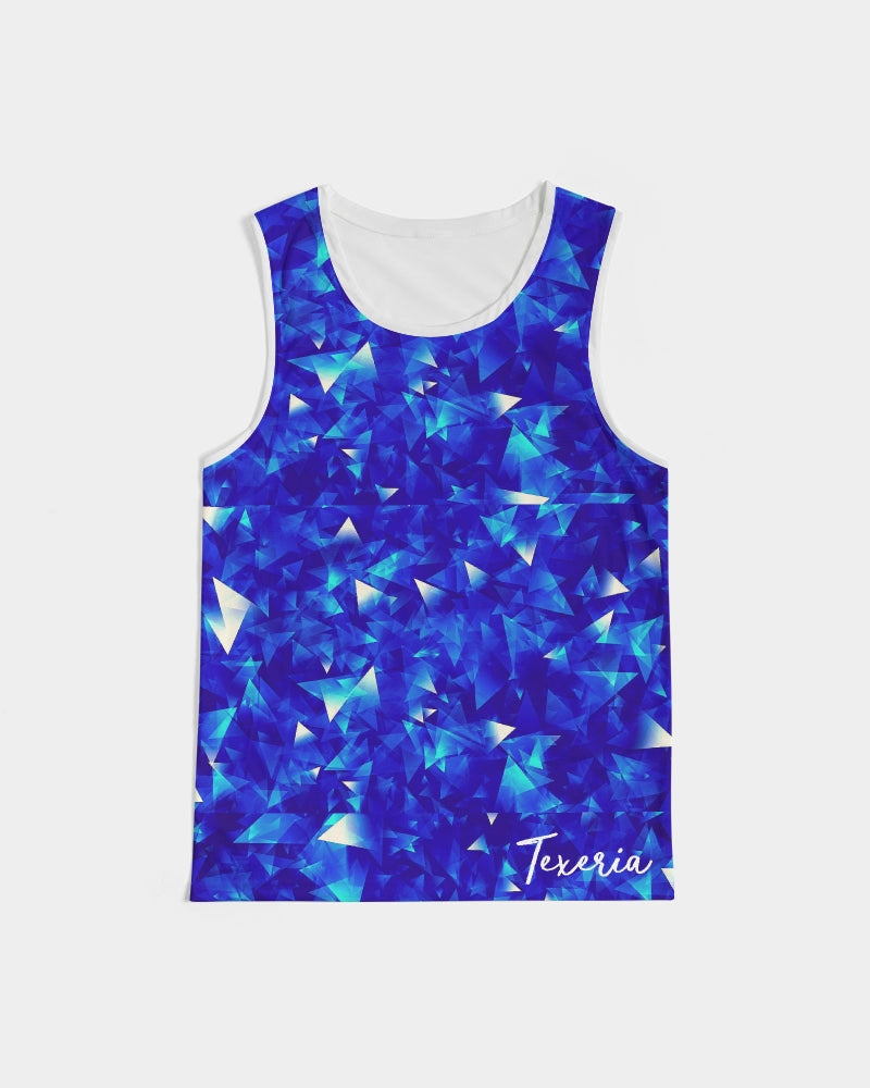 Crystal Blue Men's Sports Tank