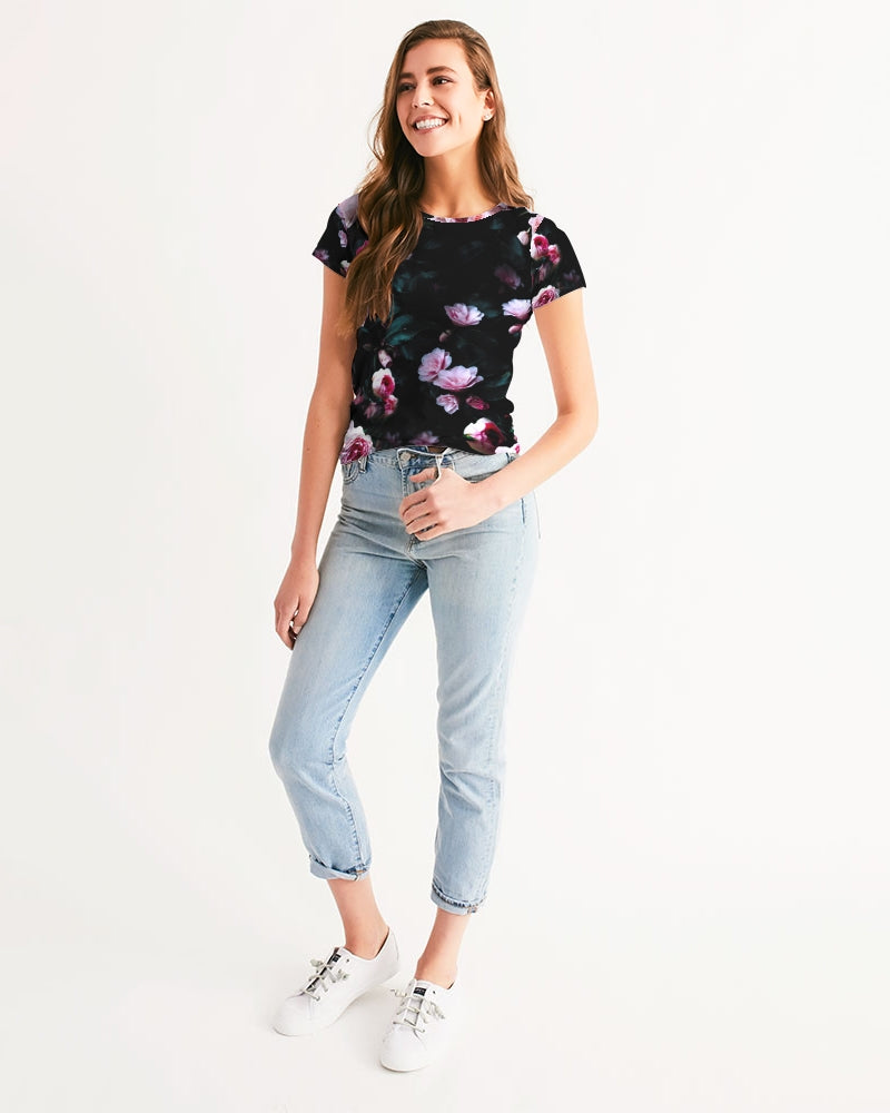 Dark Floral Women's Tee