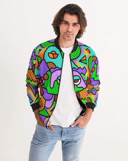 Abstract Men's Bomber Jacket