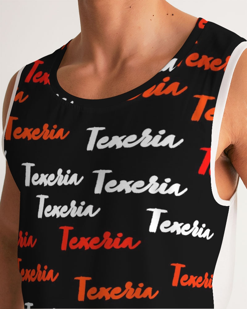 Texeria Monogram Red Men's Sport Tank