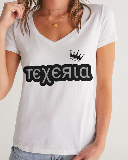 Royal. Women's V-Neck Tee