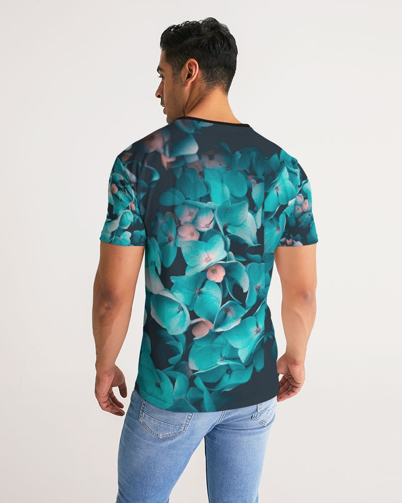 Teal Floral Men's Tee
