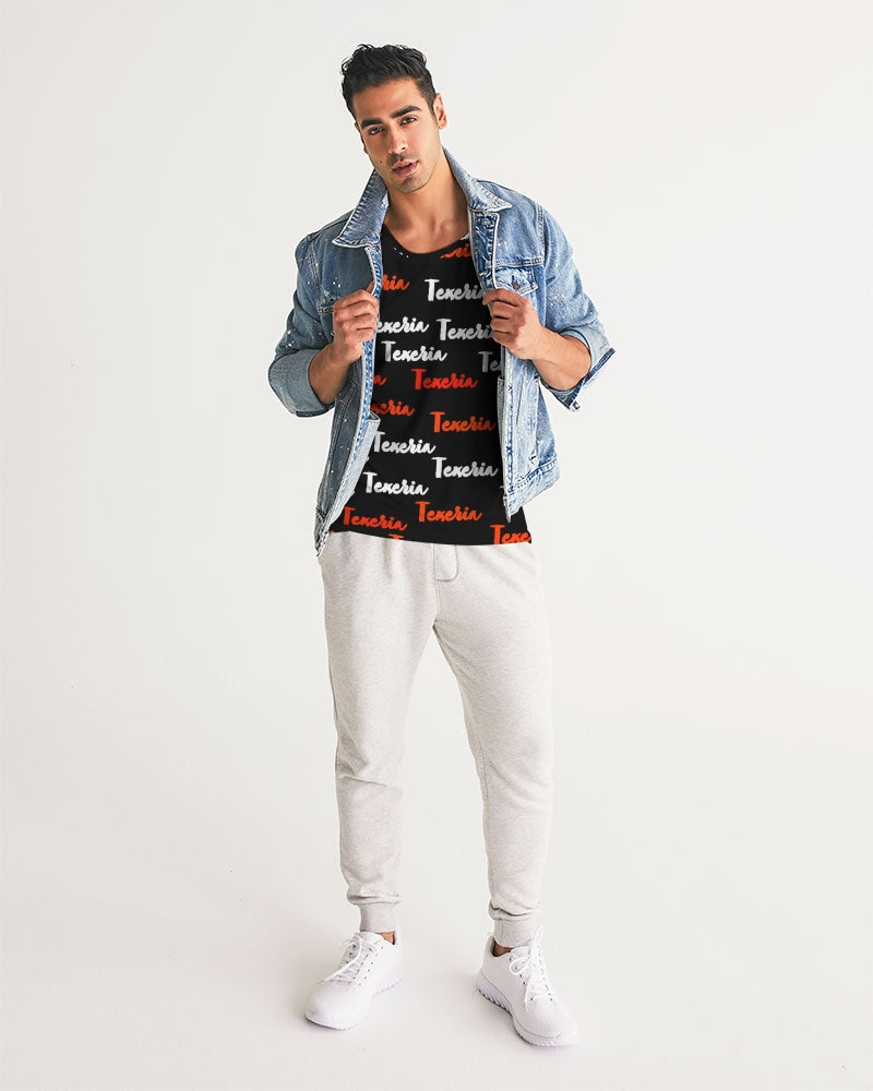 Texeria Monogram Red Men's Sport Tank