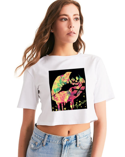Poisonous kisses Women's Cropped Tee
