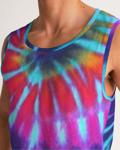 Tye Dye Men's Sports Tank