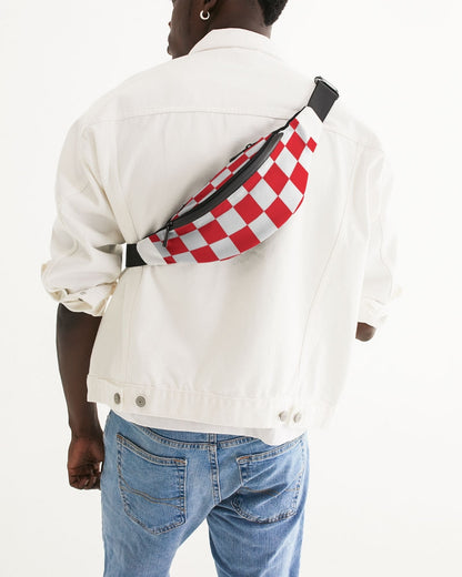 checkered Crossbody Sling Bag