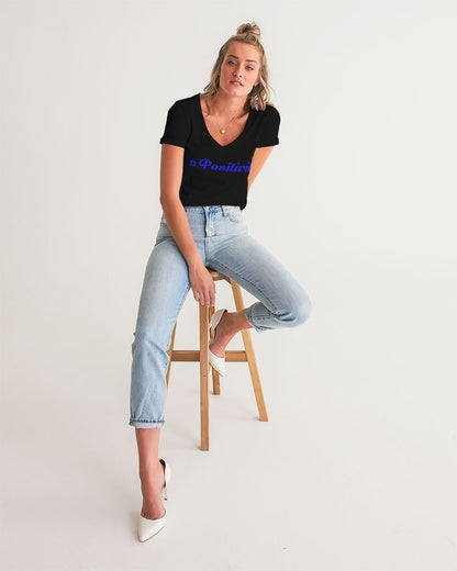 positivity Women's V-Neck Tee