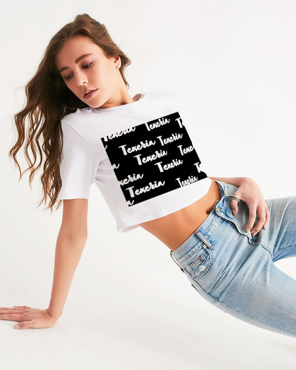 Texeria Monogram Women's Cropped Tee