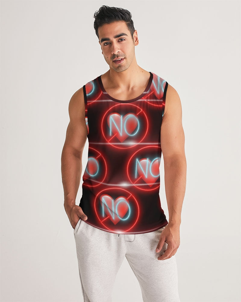 No love 3 Men's Sports Tank