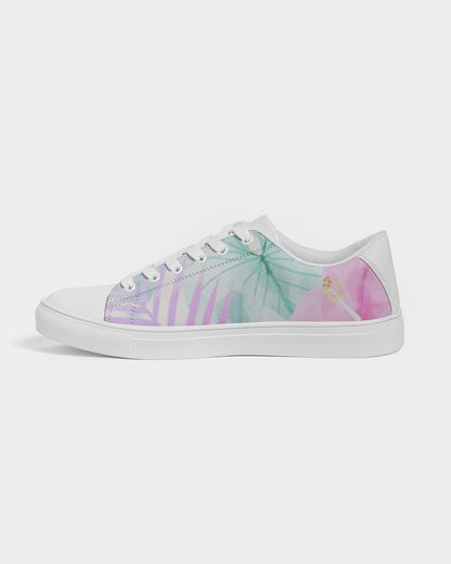 Spring Flowers Women's Faux-Leather Sneaker