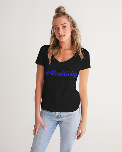positivity Women's V-Neck Tee