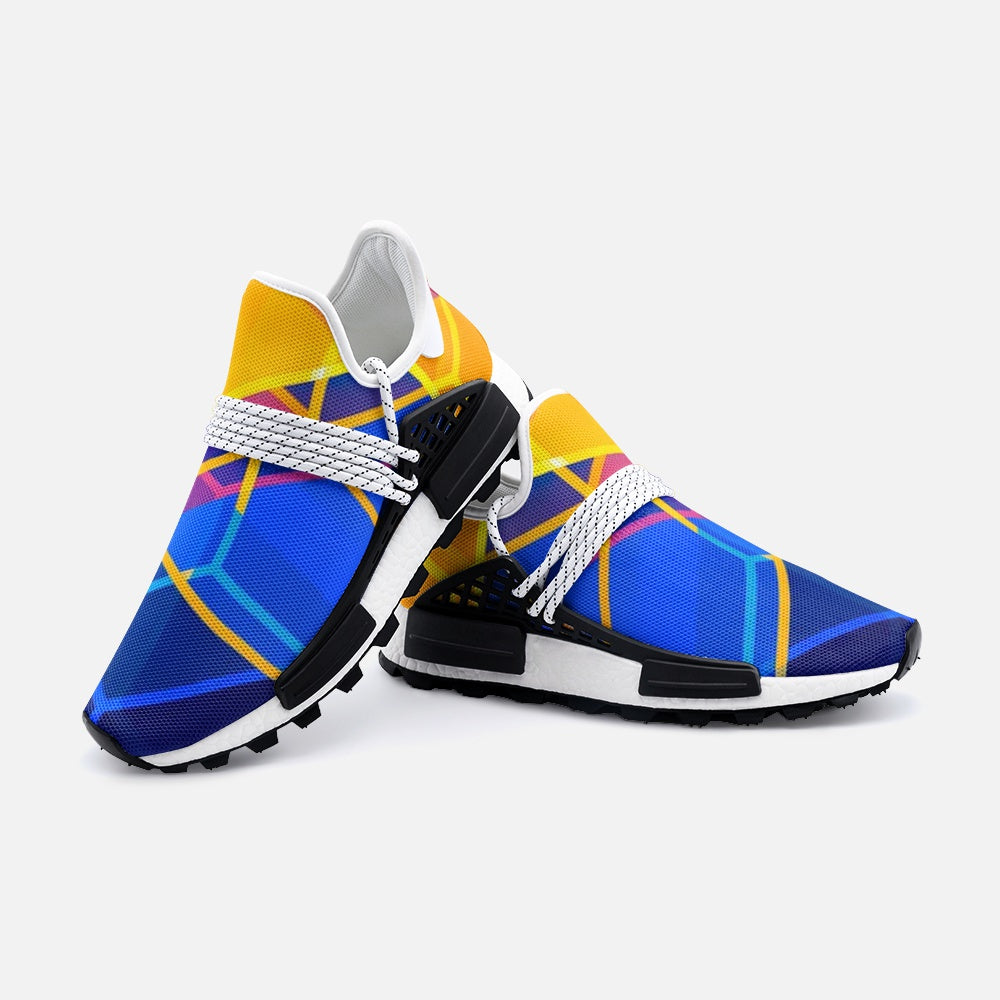 Sun burst  Unisex Lightweight Sneakers