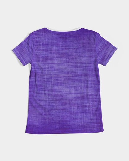 violet Women's V-Neck Tee