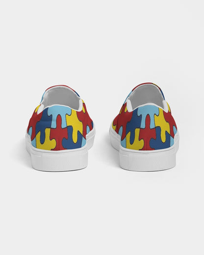 Autism Awareness FC4 Women's Slip-On Canvas Shoe