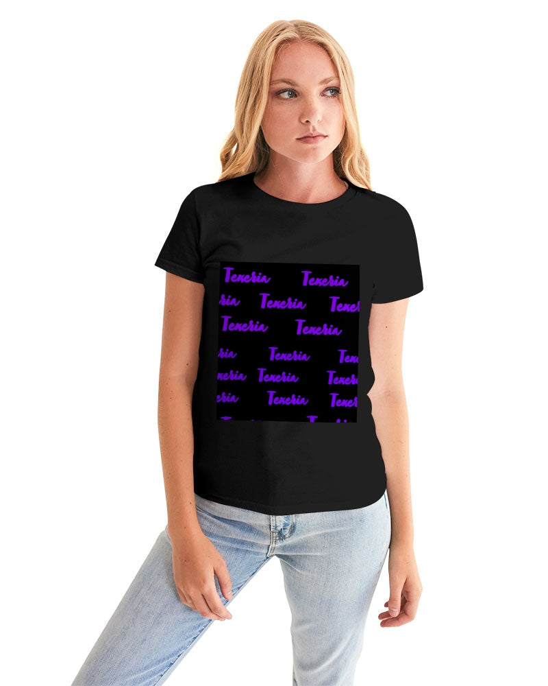 Texeria Monogram purple Women's Graphic Tee