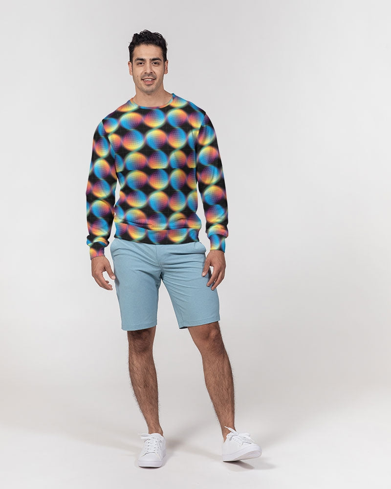 Psychedelic  Men's Classic French Terry Crewneck Pullover