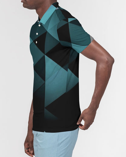 Triangle Men's Slim Fit Short Sleeve Polo