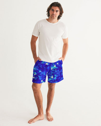 Crystal Blue Men's Swim Trunk