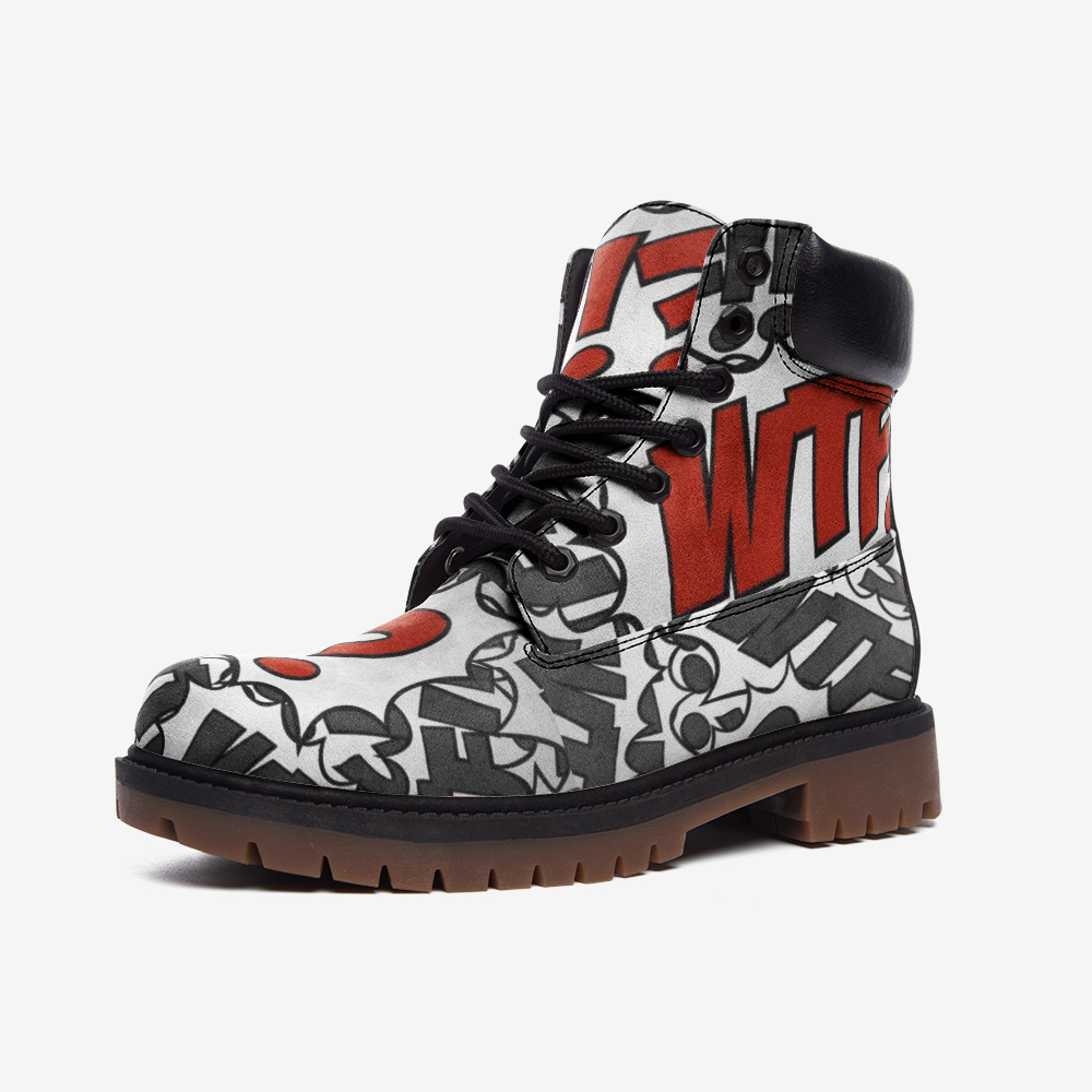 WTF! Casual Leather Lightweight boots